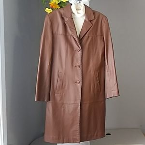 Long Leather coat